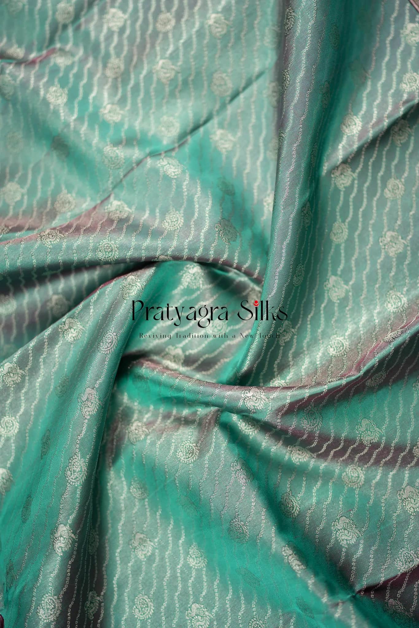 The Kamadhenu Leela Pure silk sarees online in India | Pratyagra Silks