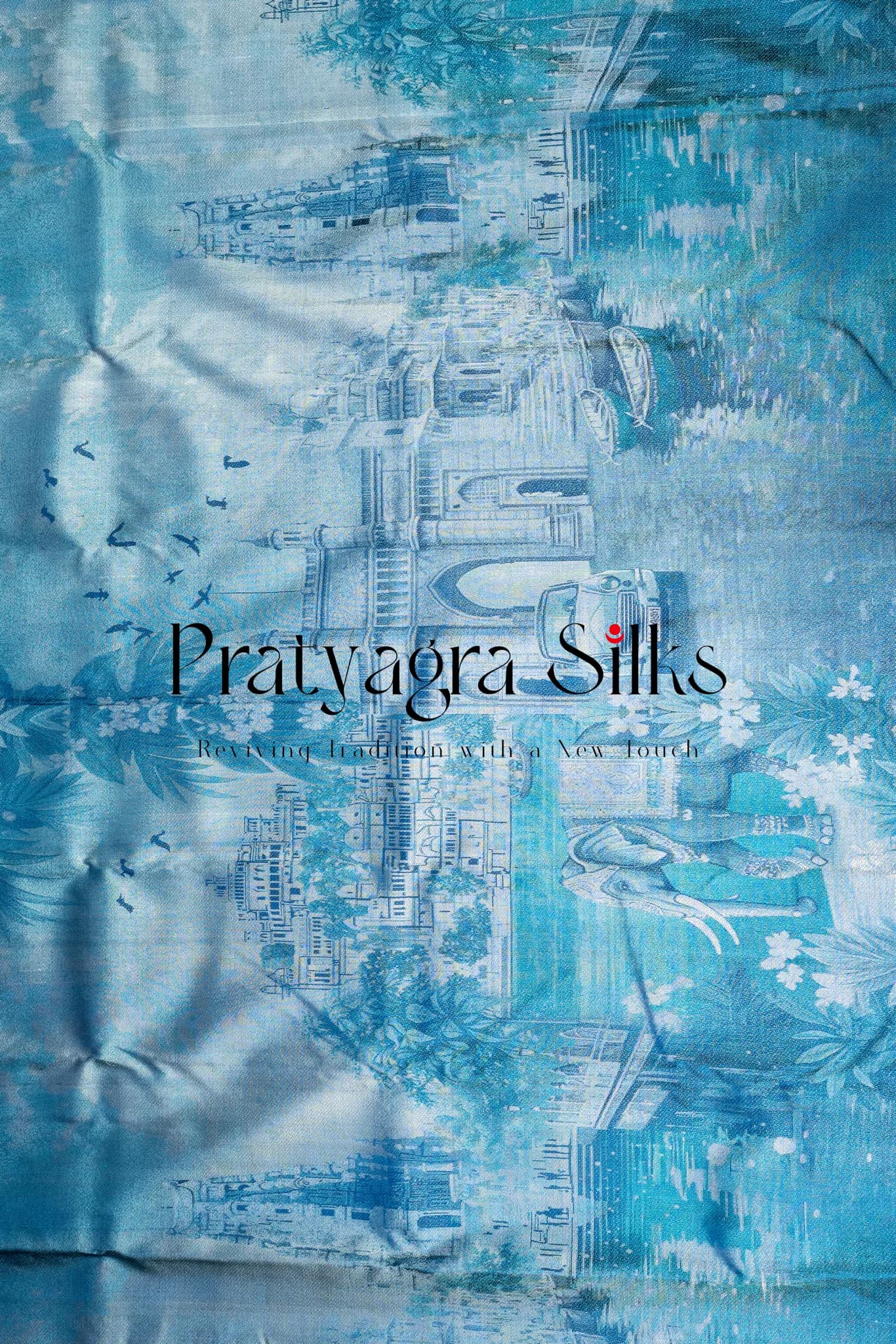 The Royal Ghats Storytelling Silk Saree - Image 6